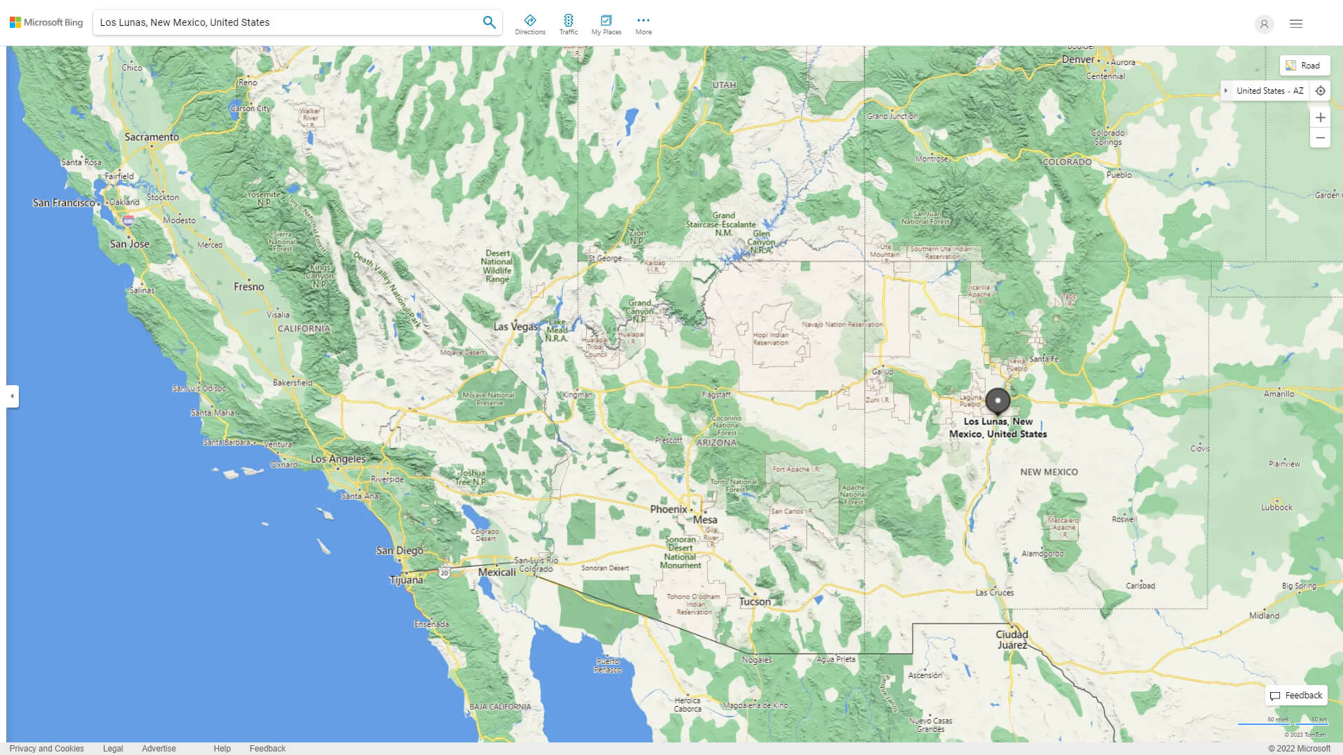 Los Lunas Map New Mexico